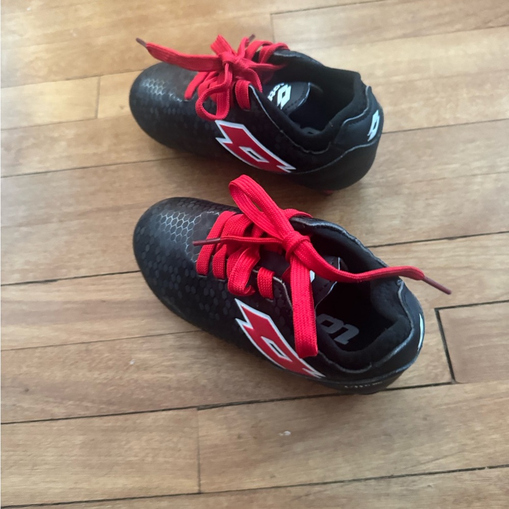 Kids Black and Red Shoes